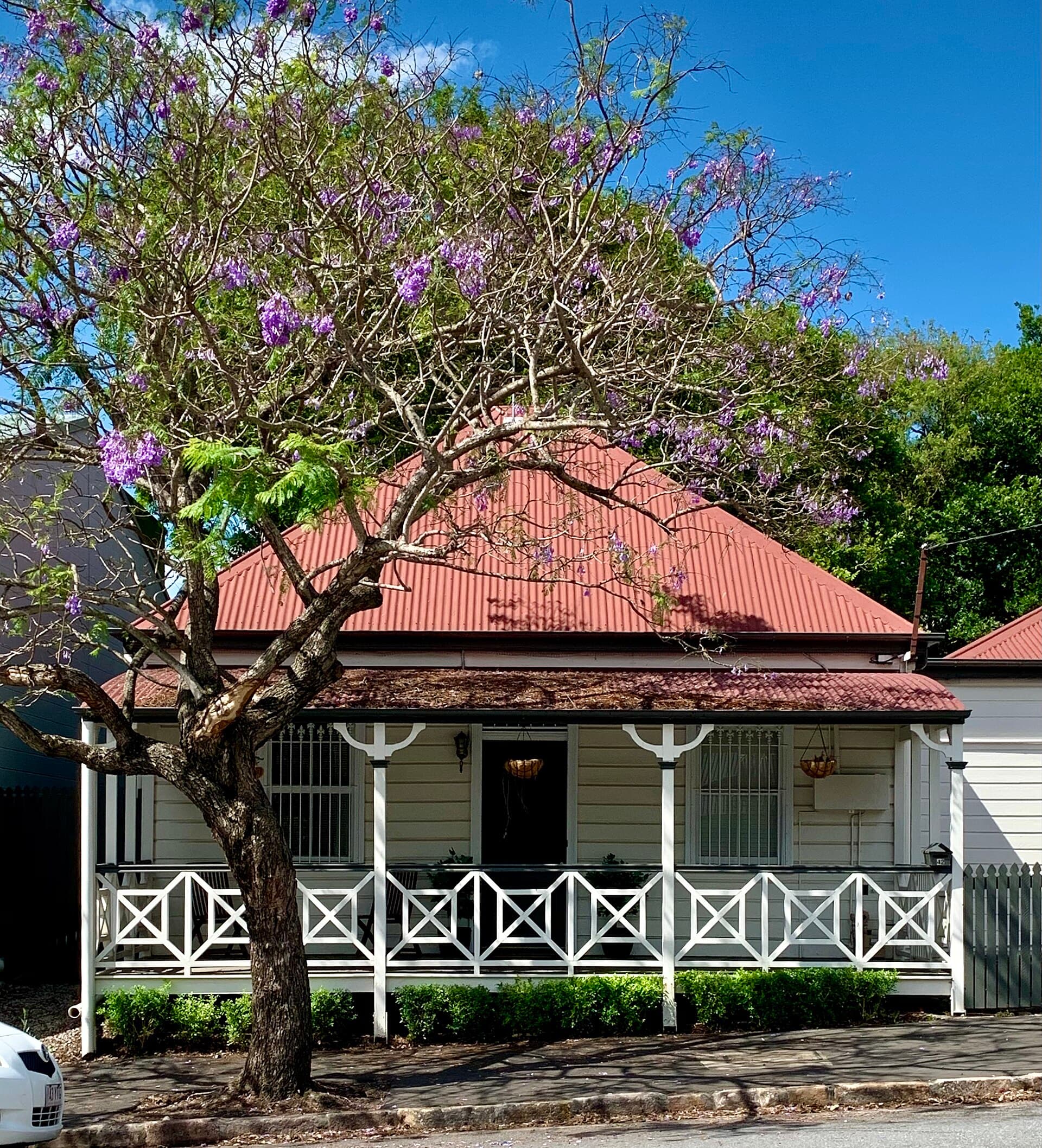 A Queenslander house in New Farm, Brisbane.